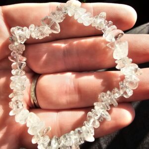 Clear Quartz Gemstone Bracelet