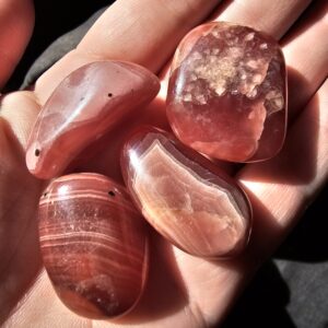 Rhodochrosite Gemstone Tumble