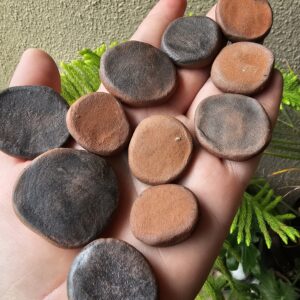 Handcrafted Clay Fairy Garden Pebbles