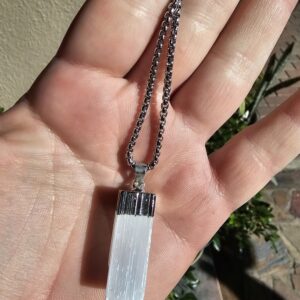 Selenite Gemstone Necklace