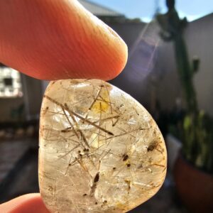 Rutilated Quartz Gemstone