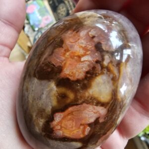 Polychrome Jasper Palmstone Gemstone