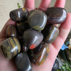 Tiger Iron Gemstone Tumble