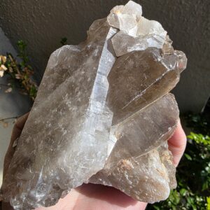 Rutilated Quartz Gemstone Cluster