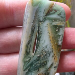 Opalized Fluorite Gemstone Flatstone