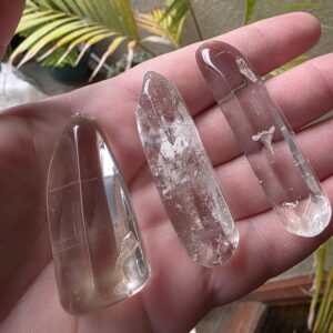 Clear Quartz Gemstone Point