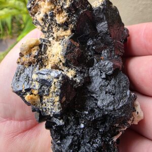 Black Tourmaline Gemstone Cluster