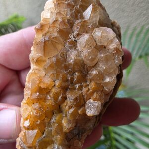 Iron Stained Quartz Gemstone Cluster