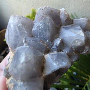 Smoky Amethyst Gemstone Cluster
