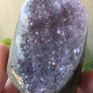 Standing Amethyst Druzy Geode