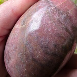 Rhodonite Gemstone Egg