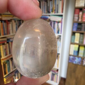 Clear Quartz Gemstone Egg