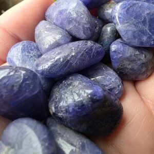 Tanzanite Gemstone Tumbles