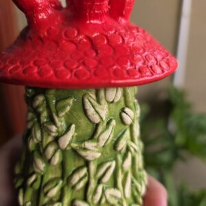 Handcrafted Clay Mushroom Incense Cone Burner