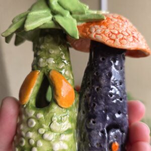 Handcrafted Clay Mushroom Incense Burner
