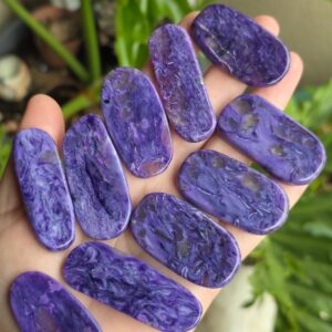 Charoite Gemstone Flatstone