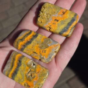 Bumblebee Jasper Gemstone Flatstone